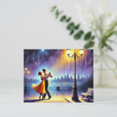 ランポスト下の踊り ポストカード (スタンド正面)