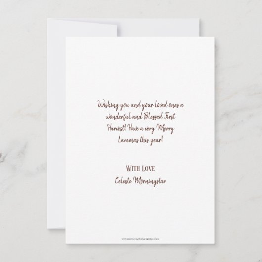 ランマスメリーオータムグリッター小麦ホリ異教のデイ (裏面)