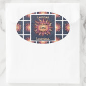 ランマス/ルグナササンハーベスト異教の 楕円形シール (バッグ)