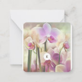 ランモダンスタイリッシュ | イニシャルの追加 ノートカード (正面)