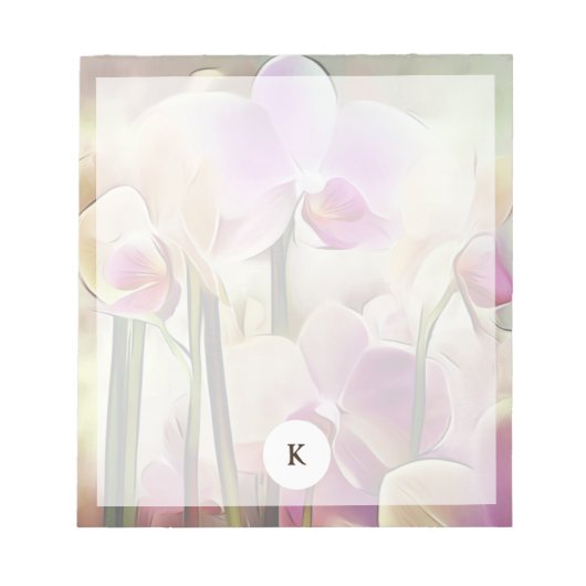 ランモダンスタイリッシュ | メモ帳のイニシャルの追加 ノートパッド (正面)