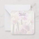 ランモダンスタイリッシュ | 名前の追加 ノートカード (裏面)