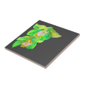 ランモダンポップ・アートのアート花 タイル (側面)