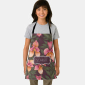 ランレトロカラフルパタパーソナライズされたーン エプロン (インサイチュ)
