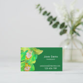 ラン付きガーデナーモダンサービスデザイン 名刺 (スタンド正面)