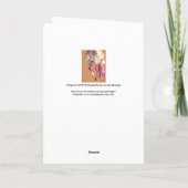 ラン付きグリーティングカード カード (裏面)