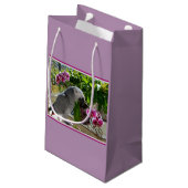 ラン入りアフリカ産灰色オウム スモールペーパーバッグ (裏面アングル)