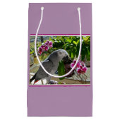 ラン入りアフリカ産灰色オウム スモールペーパーバッグ (正面)