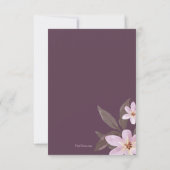 ラン悔やみや弔慰サンキューカード サンキューカード (裏面)