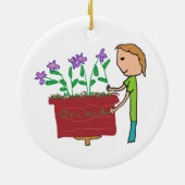 ラン栽培 セラミックオーナメント (裏面)