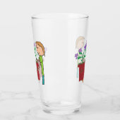 ラン栽培 タンブラーグラス (左)