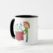 ラン栽培 マグカップ (正面左)