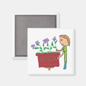 ラン栽培 マグネット (正面/裏面)