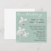 ラン結婚式招待状 招待状 (正面/裏面)