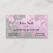 ラン花協会 名刺 (裏面)