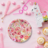 ラン花 ペーパープレート (パーティー)