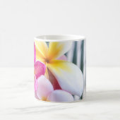 ラン、オパールハワイアンフラワーマグ コーヒーマグカップ (中央)