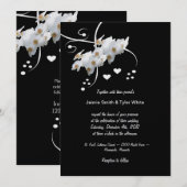 ラン&スワールズ結婚式招待状 招待状 (正面/裏面)