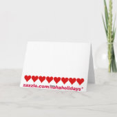 ラヴおもしろいバードバレンタインデー シーズンカード (裏面)