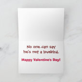 ラヴおもしろいバードバレンタインデー シーズンカード (内部)