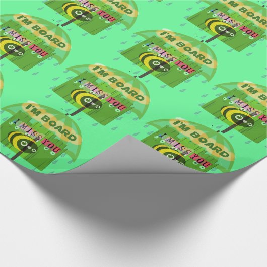 ラヴおもしろい感動的ラッピング紙 ラッピングペーパー (角)