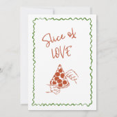 ラヴお洒落ィーの手描きブライダルシャワー 招待状 (裏面)