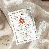 ラヴお洒落ィーの手描きブライダルシャワー 招待状