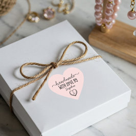 ラヴで手作りモノグラムカスタムハートシール ハートシール