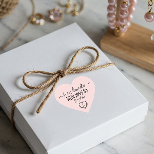 ラヴで手作りモノグラムカスタムハートシール ハートシール