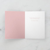 ラヴはっきりしたバモダンレンタインデーの写真折り畳みカード シーズンカード (内部)