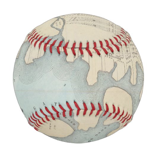 ラヴァレットシティバイザシースクアンビーチNJ 野球ボール (正面)