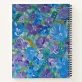 ラヴァンダルバラパーソナライズされたノート ノートブック (裏面)