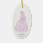 ラヴァンダーアザレアトレイルメイドウォーター色 セラミックオーナメント (右)