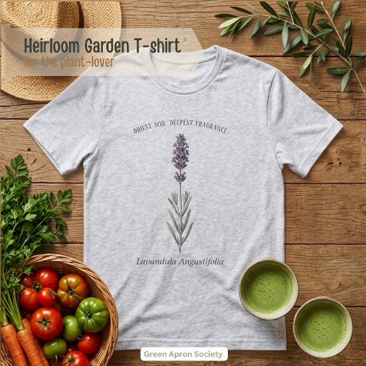 ラヴァンダ・ギンセンシ(Lavandula Angustifolia)植物園 トライブレンドTシャツ