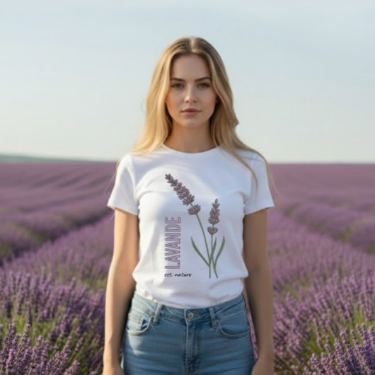 ラヴァンデ自然 Tシャツ