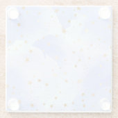 ラヴァンドルゴールデンスターパターン ガラスコースター (裏面)