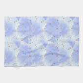 ラヴァンドルゴールデンスターパターン キッチンタオル (横)