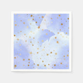 ラヴァンドルゴールデンスターパターン スタンダードカクテルナプキン (正面)