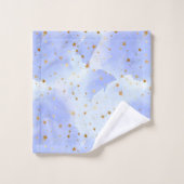 ラヴァンドルゴールデンスターパターン バスタオルセット (ウォッシュタオル)