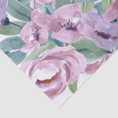 ラヴァンドルパープルウォーター色バラ花の切り離し 薄葉紙 (詳細)