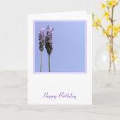 ラヴァンドール折り畳みグリーティングカード カード (黄色い花)