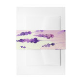 ラヴァンドール水彩石鹸ラベルラップのまわりに 招待状ベリーバンド (正面例)