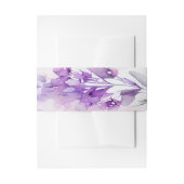 ラヴァンドール水彩石鹸ラベルラップのまわりに 招待状ベリーバンド (正面例)