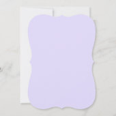 ラヴァンドール&ホワイトフローラブライダルシャワー 招待状 (裏面)