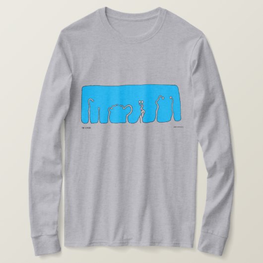 ラヴァーズ - ウェアラブルアート Tシャツ (デザイン正面)