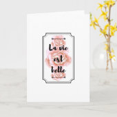 ラヴィエストベル カード (黄色い花)