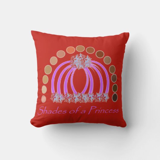 ラヴィシュオンヘアメイクアッププリンセスレインボー クッション (正面)