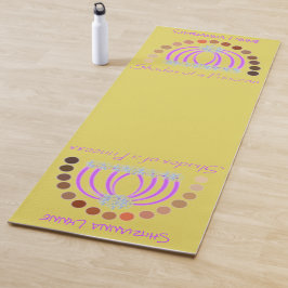 ラヴィシュオンヘアメイクアッププリンセスレインボー ヨガマット