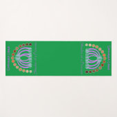 ラヴィシュオンヘアメイクアッププリンセスレインボー ヨガマット (正面(横))