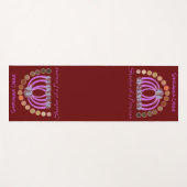 ラヴィシュオンヘアメイクアッププリンセスレインボー ヨガマット (正面(横))